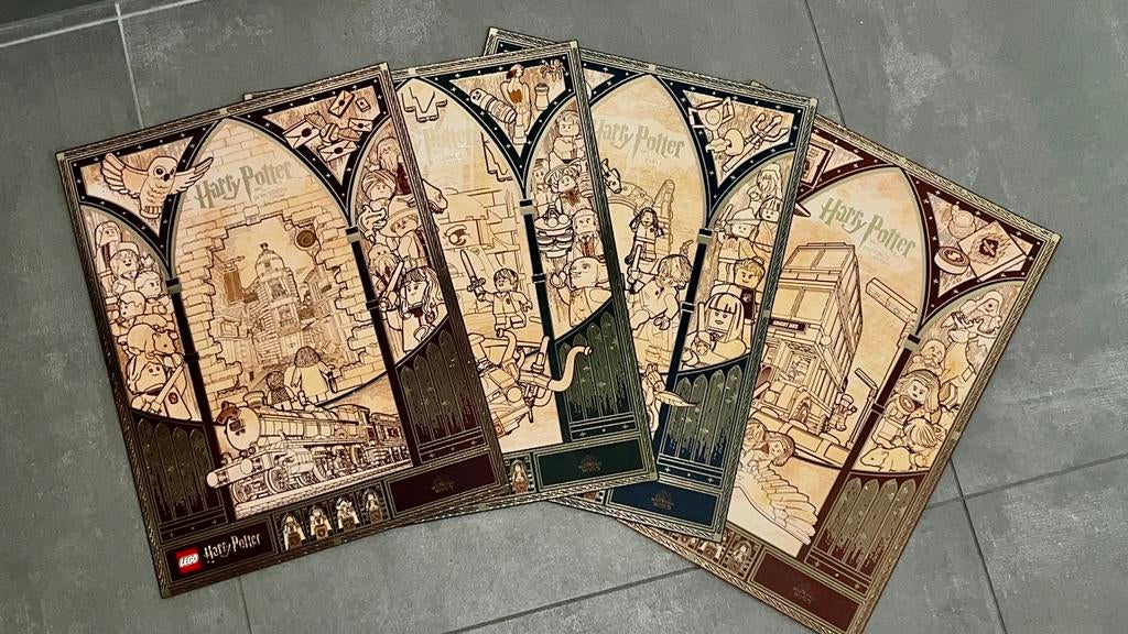 LEGO Insiders Reward Harry Potter  Art Prints (4-delige set), Ophalen of Verzenden, Lego, Harry Potter