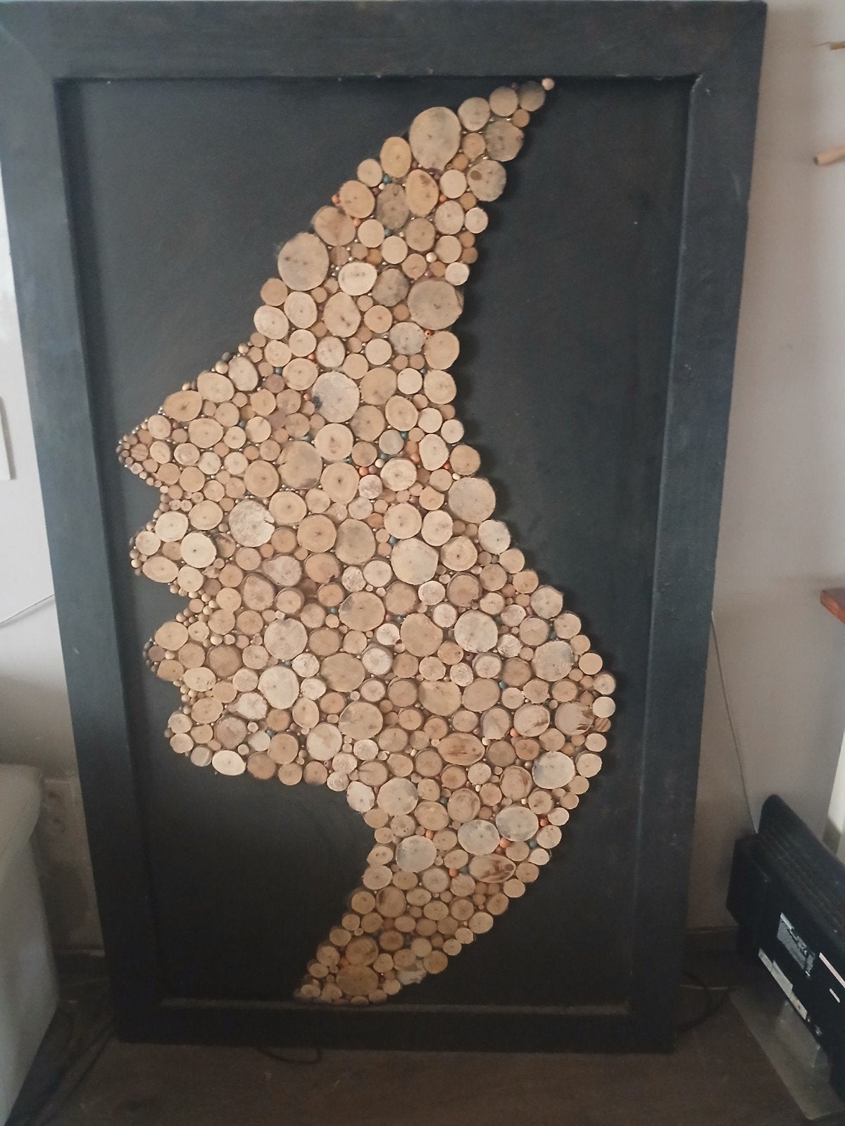 Décoration murale en bois, Enlèvement, Bois