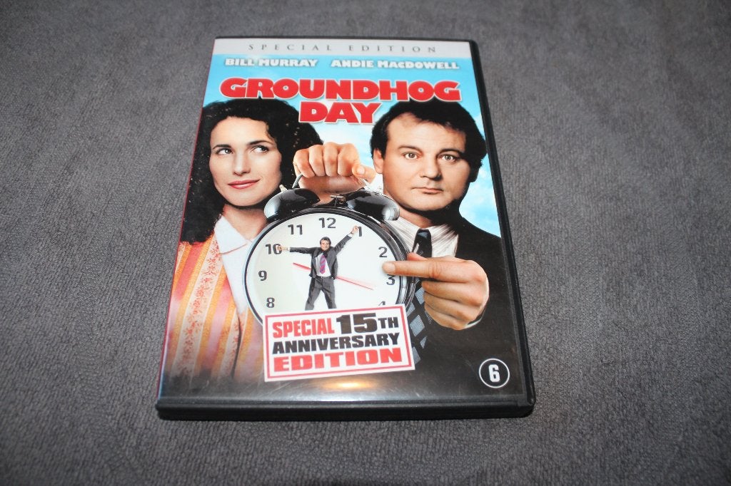 DVD Groundhog Day, CD & DVD, DVD | Comédie, À partir de 6 ans, Enlèvement ou Envoi, Utilisé, Comédie romantique