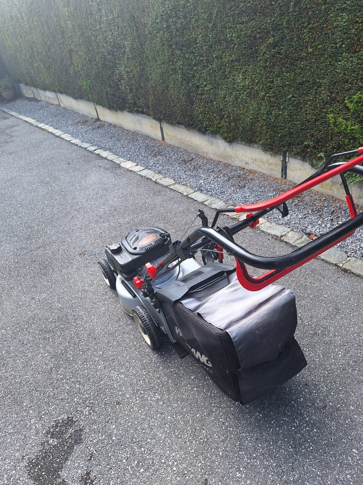 grasmachine, Ophalen