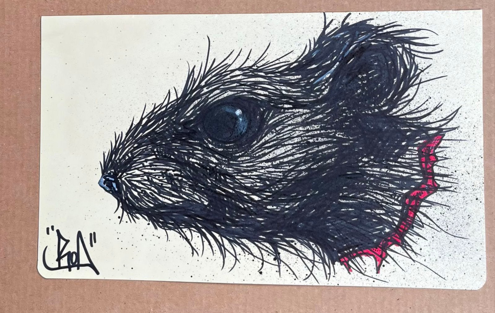 ROA – Origineel Kunstwerk, Enlèvement