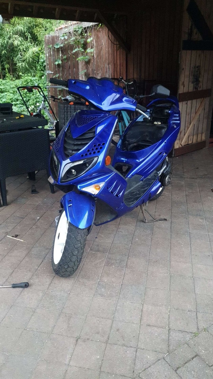 Puegot speed fight, Fietsen en Brommers, Scooters | Yamaha, Ophalen, Zo goed als nieuw