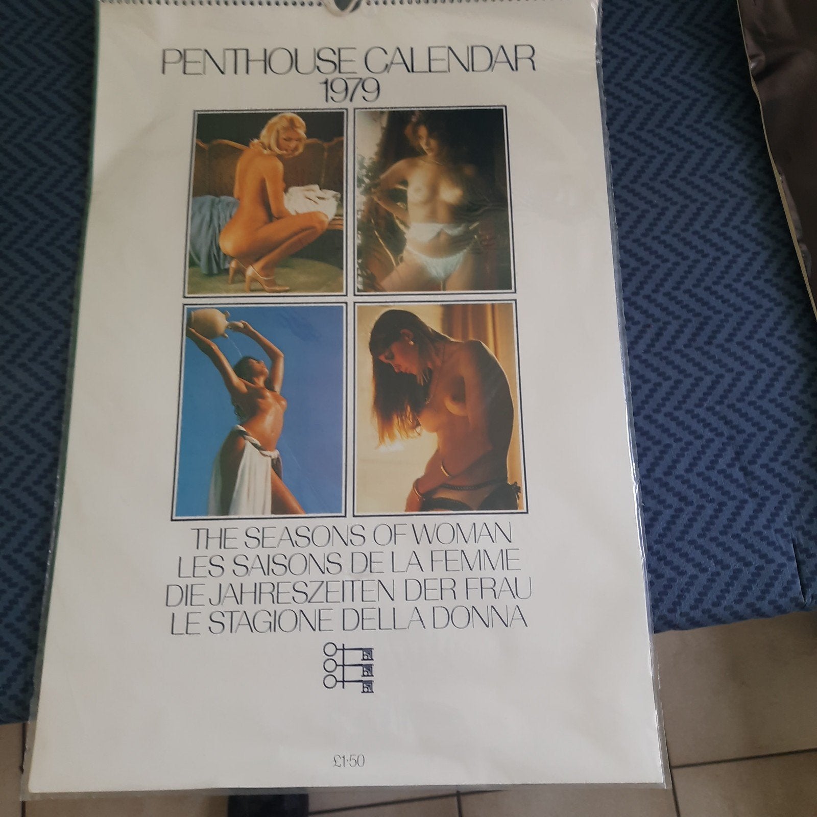 VINTAGE KALENDER PENTHOUSE UK 1979 *SEALED*ONGEBRUIKT&NEW*, Diversen, Kalenders, Ophalen, Maandkalender, Nieuw