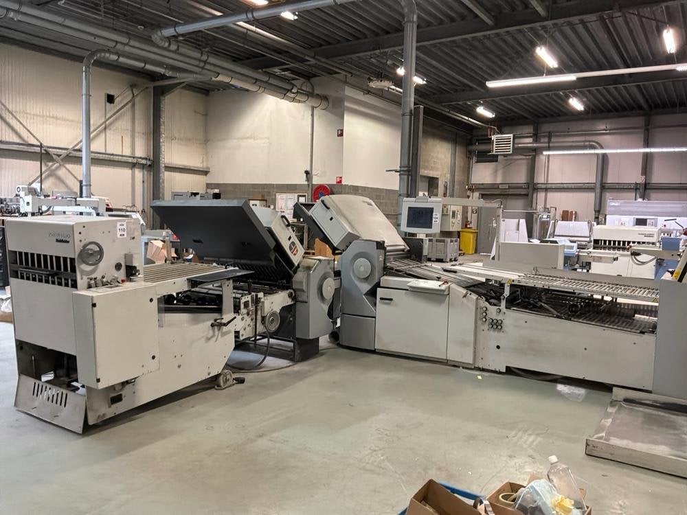 Heidelberg Stahl Stahlfolder TH 82 6/4 Tassenvouwmachinelijn