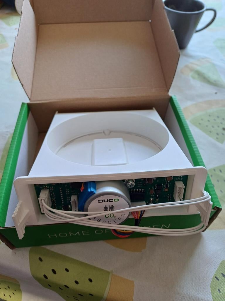 CO2 REGELKLEP VOOR DUCO BOX FOCUS VOOR TOILET 25M³/H, Enlèvement ou Envoi