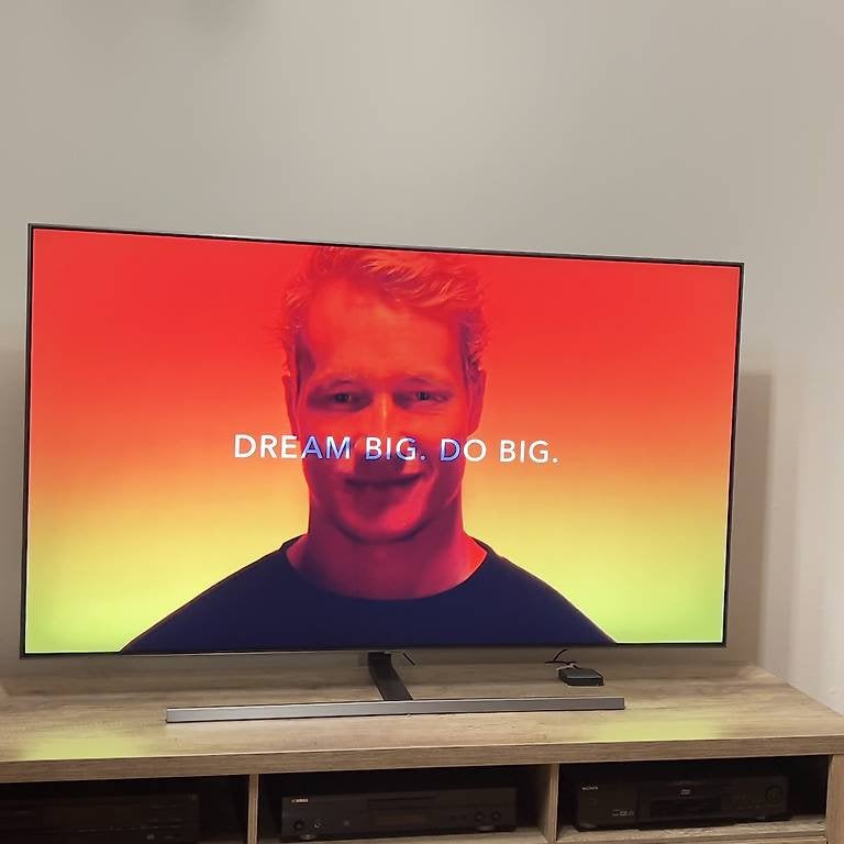 Samsung Smart 4K UHD QLED 75 pouces à vendre !, QLED, 120 Hz, Comme neuf, Enlèvement