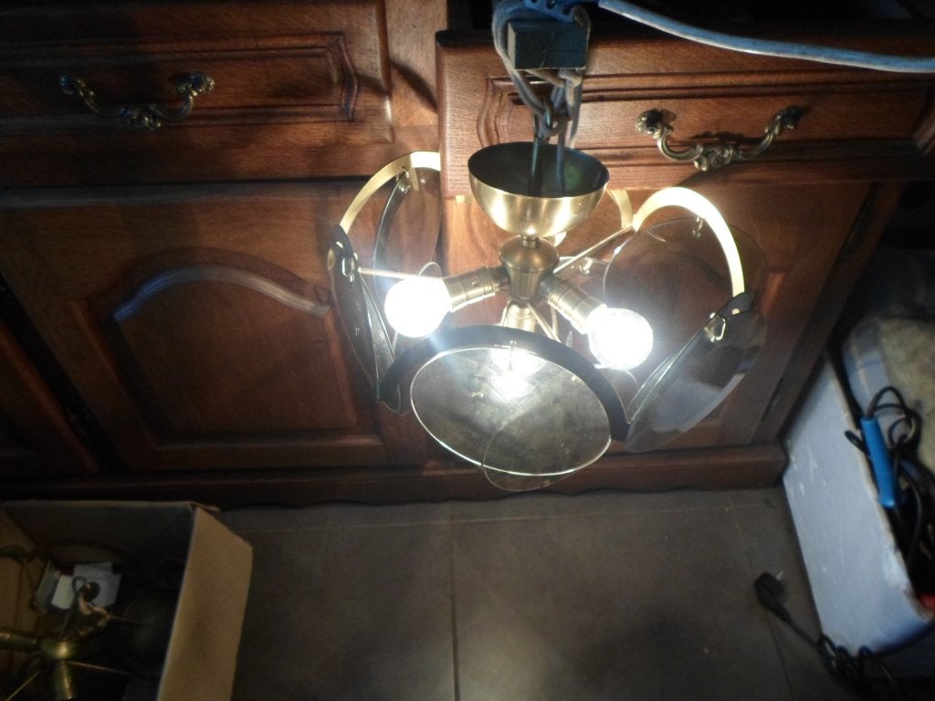 glazen lusters, Enlèvement, Comme neuf, Verre