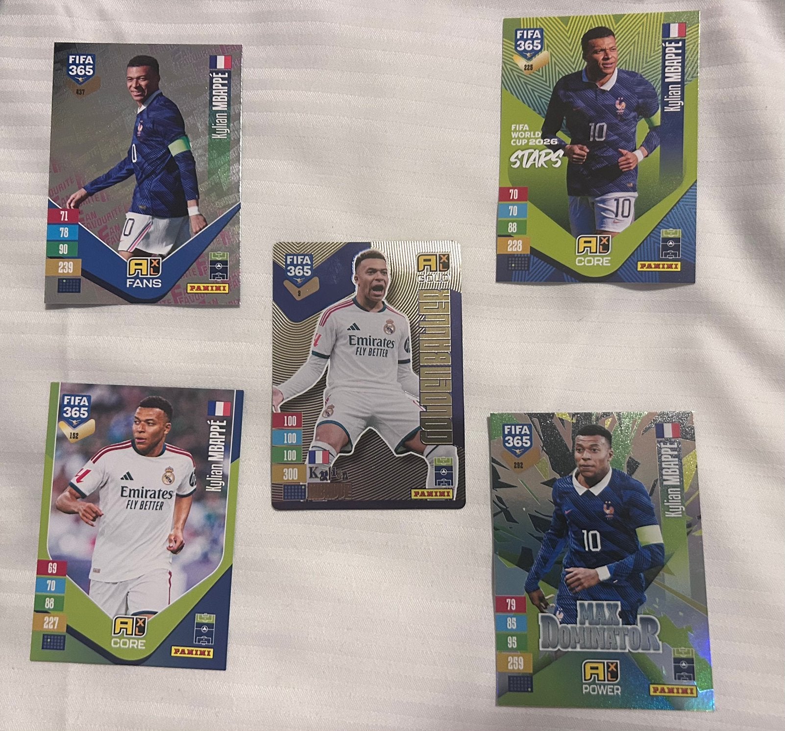 Panini fifa 365 Adrenalyn 2027 Toutes les cartes Mbappé, Enlèvement ou Envoi, Neuf, Plusieurs images