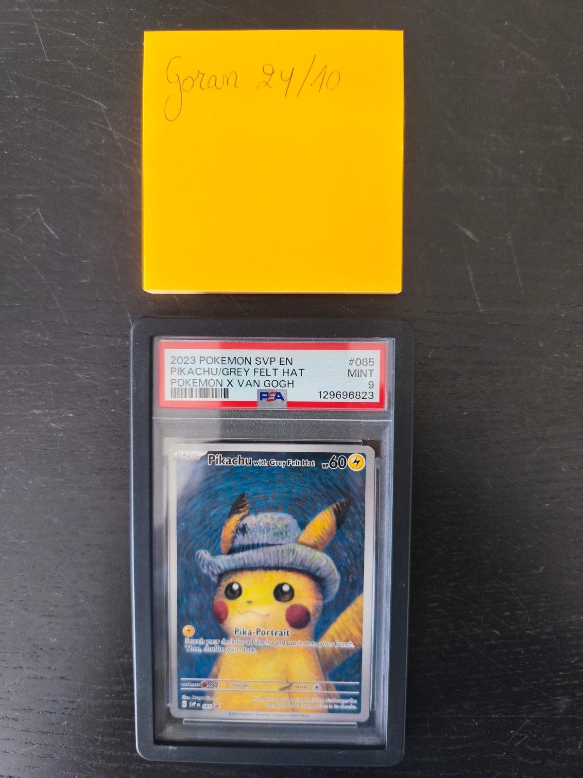 Pikachu Van Gogh PSA 9!!, Hobby en Vrije tijd, Ophalen of Verzenden