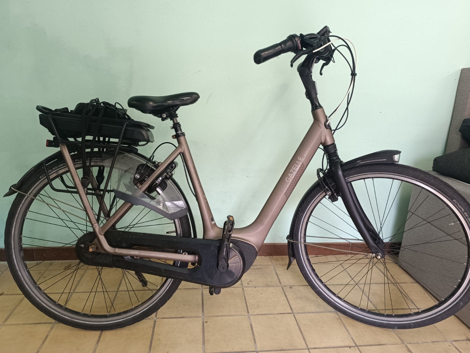 Gazelle C7 elektrische fiets met Bosch middenmotor, Fietsen en Brommers, Elektrische fietsen, Ophalen, Gazelle