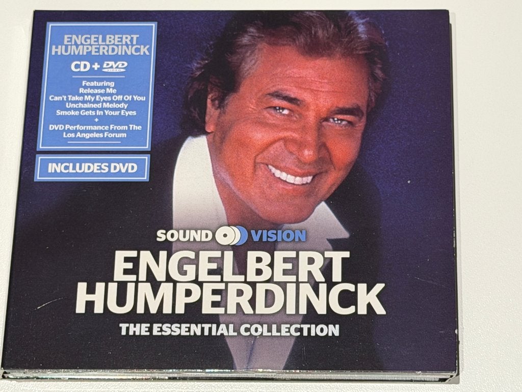 Engelbert Humperdinck – The Essential Collection (CD+DVD), CD & DVD, CD | Instrumental, Enlèvement ou Envoi, Utilisé, Album live
