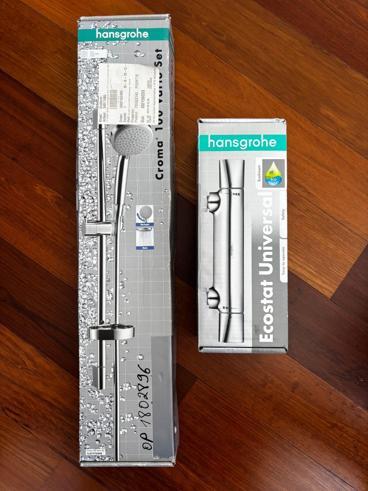 Tringle de douche et robinet Hansgrohe à vendre. NOUVEAU, Enlèvement ou Envoi, Neuf, Chrome, Douche
