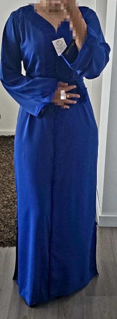 Koningsblauwe kaftan, Kleding | Dames, Galajurk, Blauw, Nieuw, Ophalen of Verzenden
