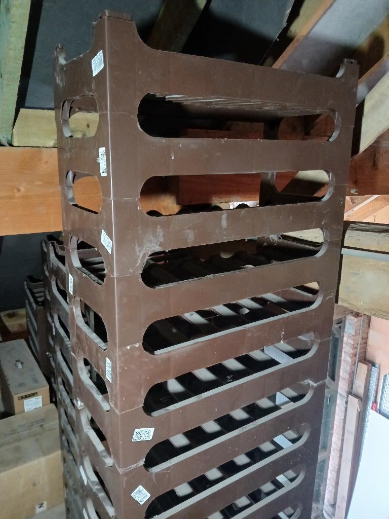 Pvc flessenrek, Huis en Inrichting, Ophalen, Zo goed als nieuw, Kunststof