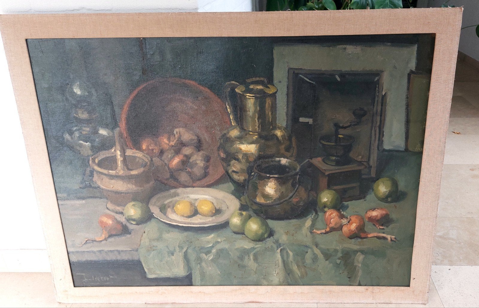 Grande nature morte Jules De Cort Peinture à l'huile sur toi, Peinture à l'huile, Enlèvement, Nature morte, Toile