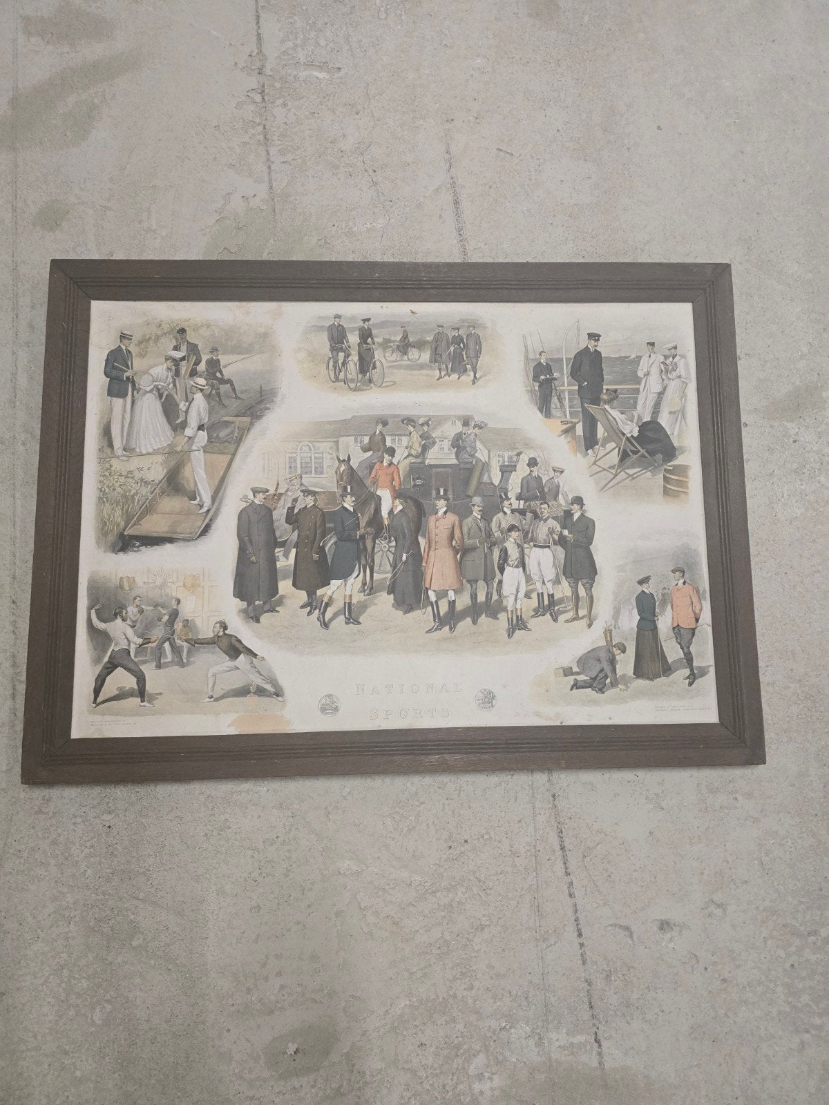 impression publicitaire ancienne (lithographie), Antiquités & Art, Enlèvement, Estampe