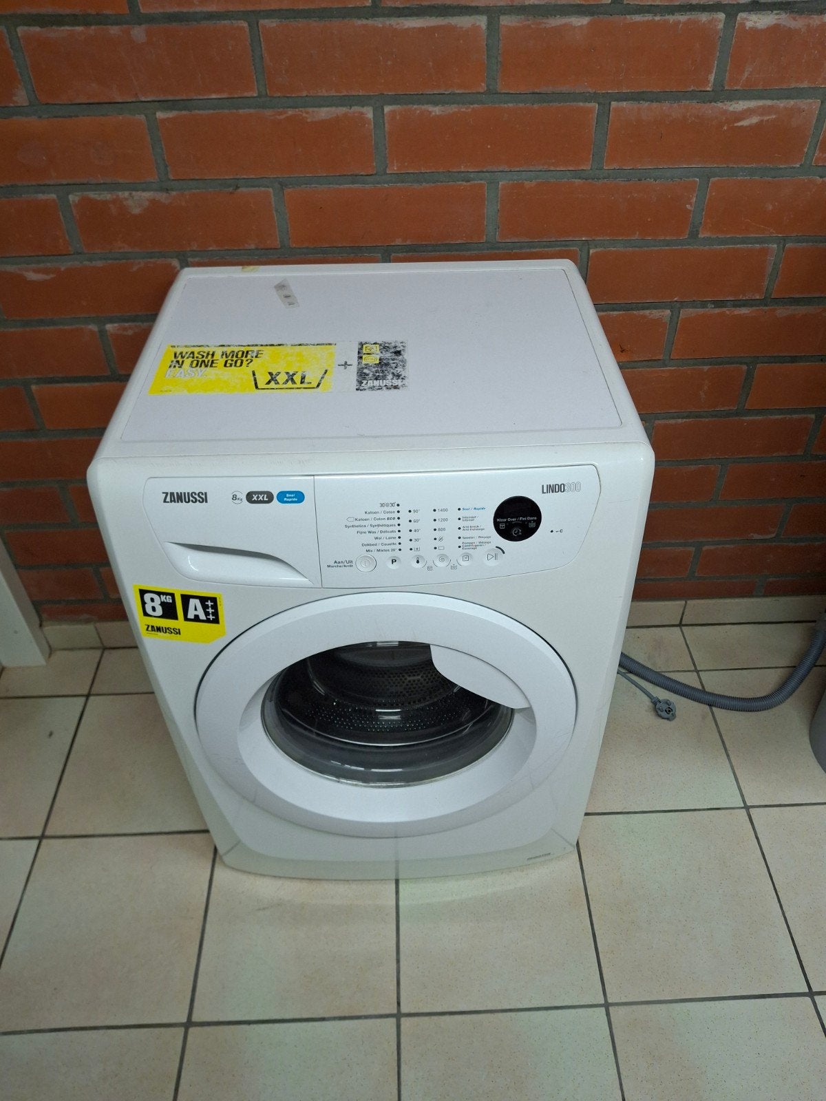Gratis Zanussi wasmachine, Ophalen