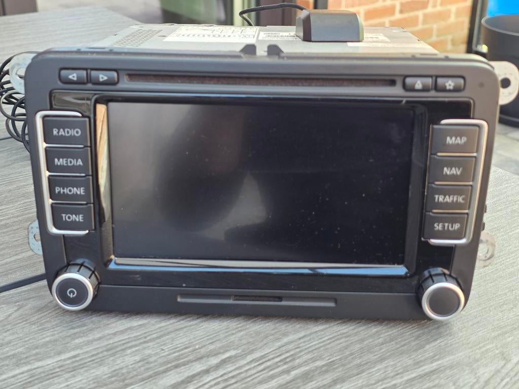 Orgineel Volkswagen Rns 510 navigatie radio met gps antenne, Enlèvement, Utilisé