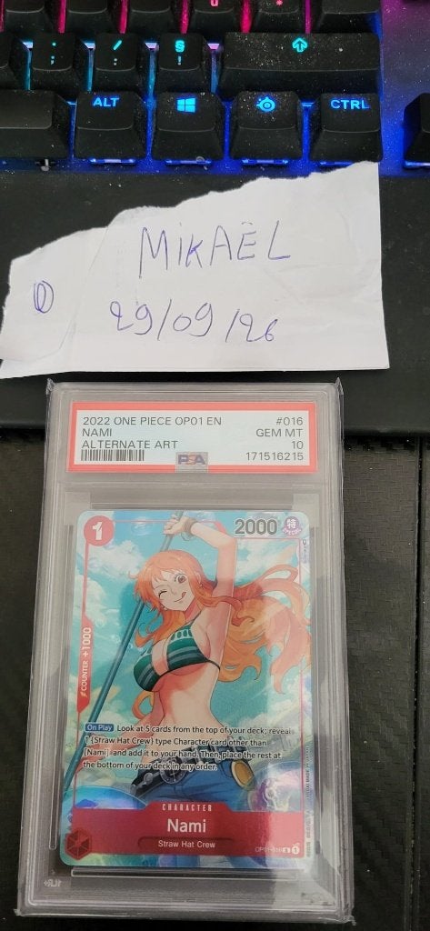 One Piece Slabs PSA 10, Enlèvement, Comme neuf, Cartes en vrac