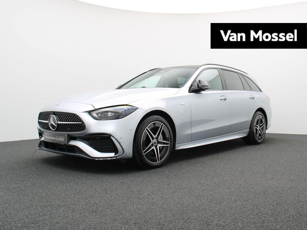 Mercedes-Benz C 300 e AMG Line Estate + PANORAMISCH DAK + DI, Automaat, Zwart, 4 cilinders, Bedrijf