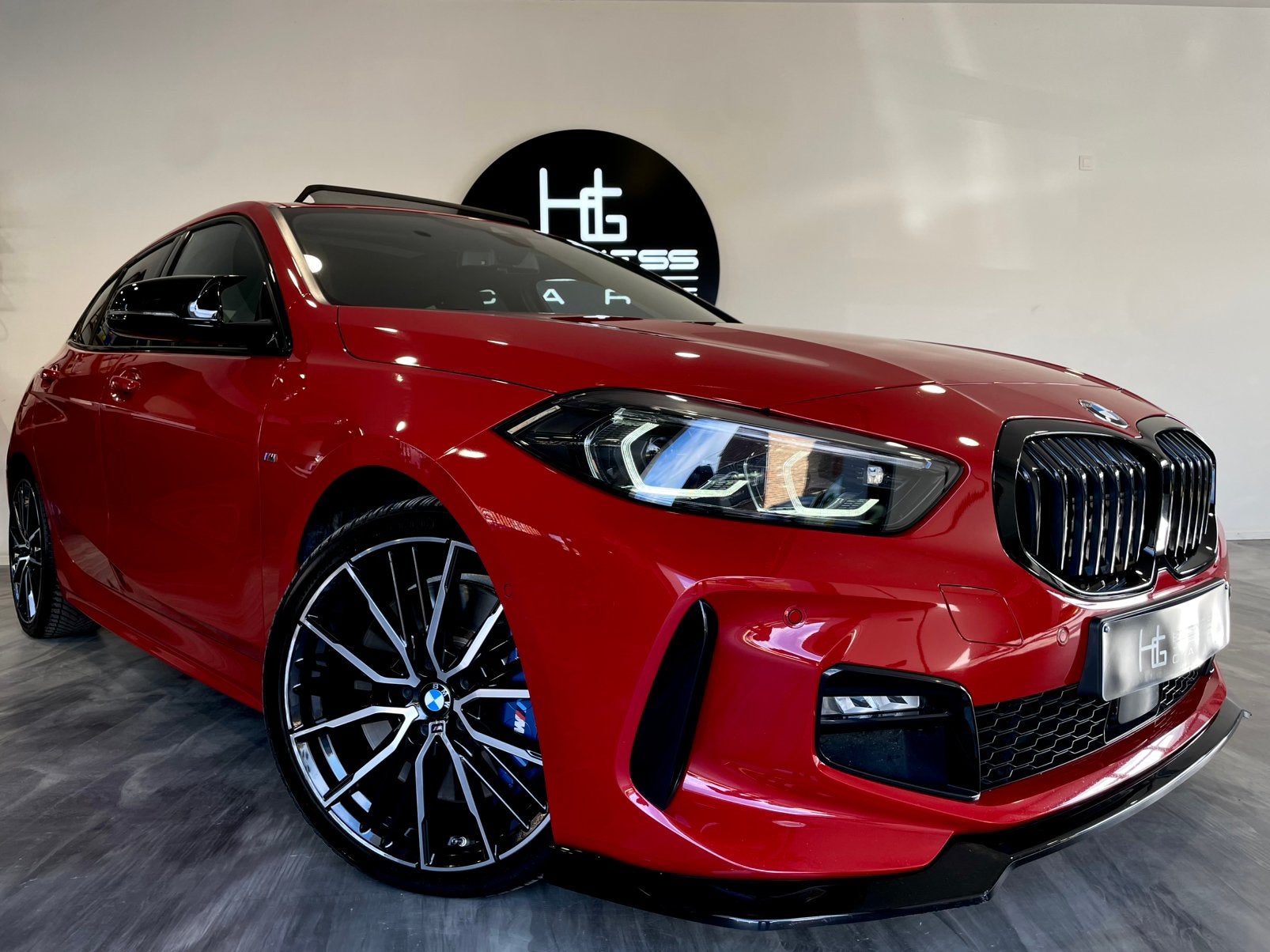 BMW 118dAS PACK M PRO/ BLACK LINE/ SHADOW LINE/ SIEGE BAQUET, Rouge, Achat, Entreprise, Garantie prolongée