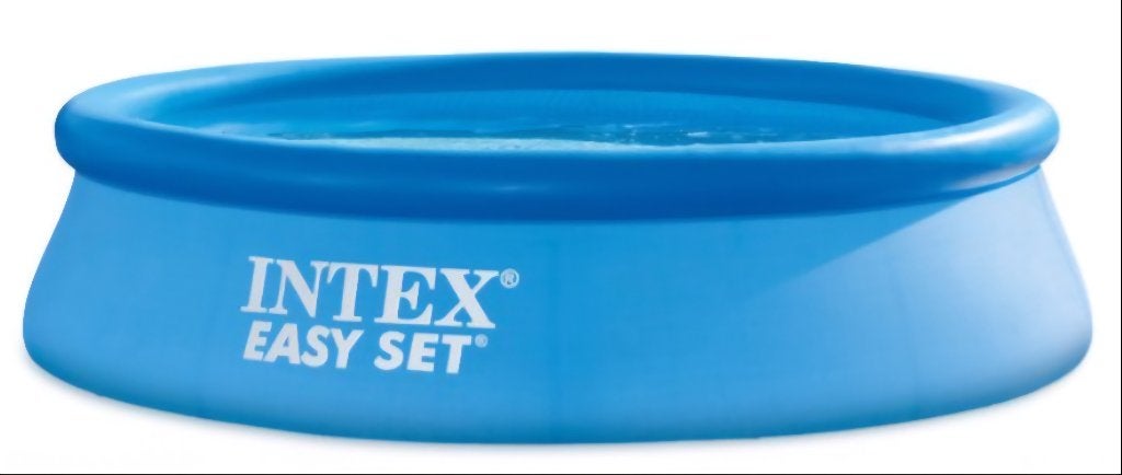 Intex zwembad easyset filterpomp, beschermhoes en dompelpomp, Ophalen, Gebruikt, Opblaaszwembad, Rond