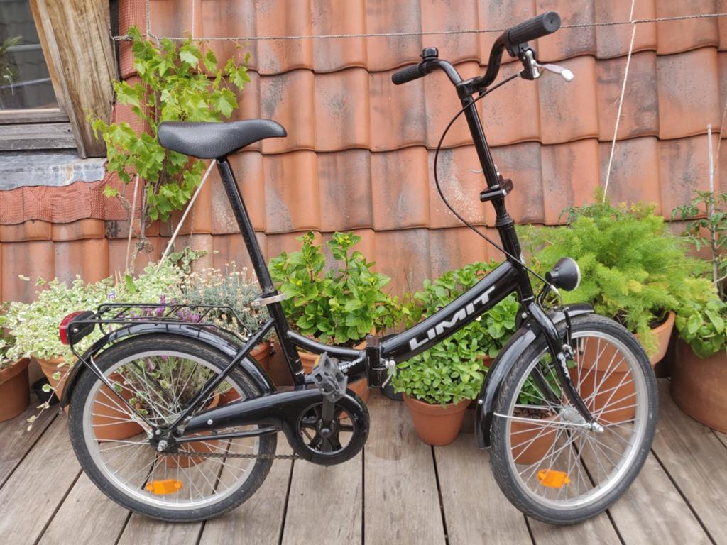Plooifiets / Vouwfiets Zwart, Fietsen en Brommers, Fietsen | Vouwfietsen, Ophalen