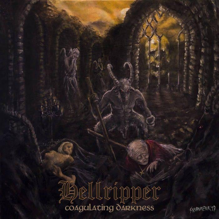 HELLRIPPER - Coagulating Darkness (Gold Vinyl), CD & DVD, Vinyles | Hardrock & Metal, Neuf, dans son emballage, Enlèvement ou Envoi
