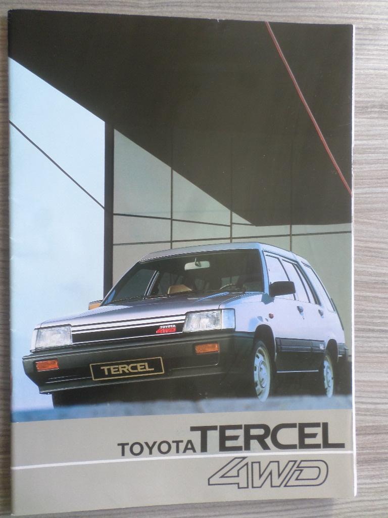 Brochure Toyota Tercel 4 x 4 1983 - ANGLAIS, Enlèvement ou Envoi, Toyota
