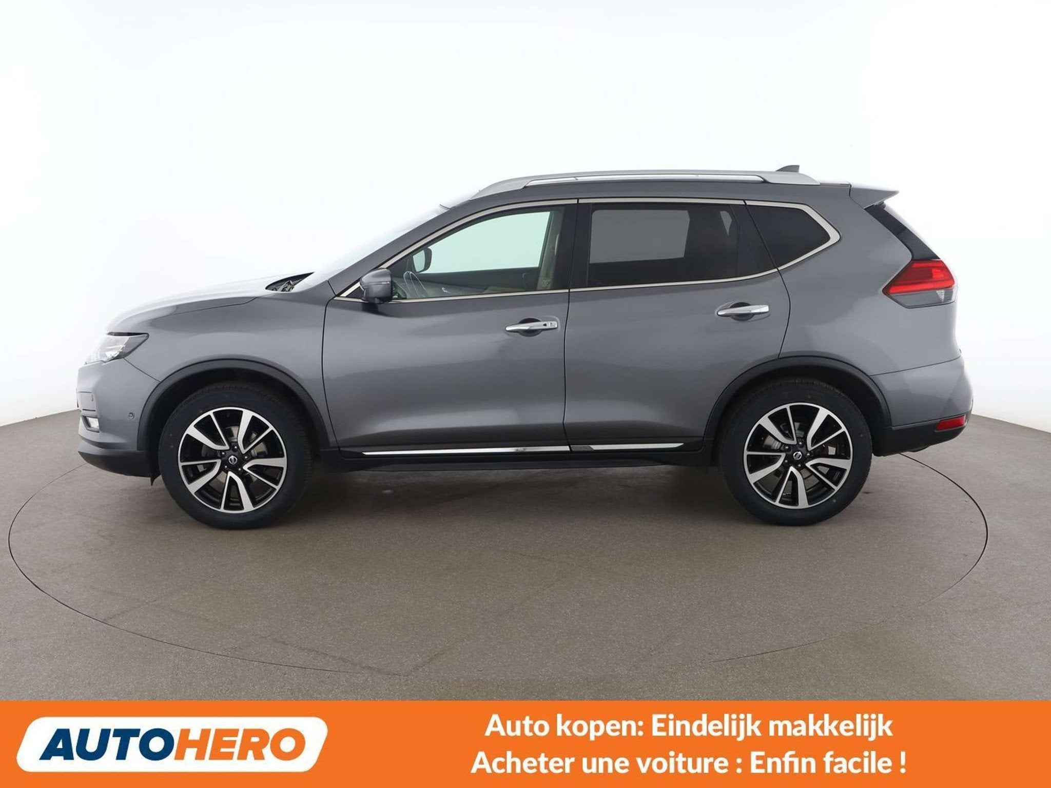 Nissan X-Trail 1.6 Tekna (année de construction 2018), Autos, Nissan, Cuir, Argent ou Gris, Achat, Beige