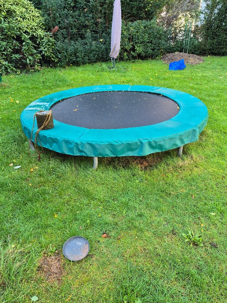 trampoline, Enlèvement, Utilisé