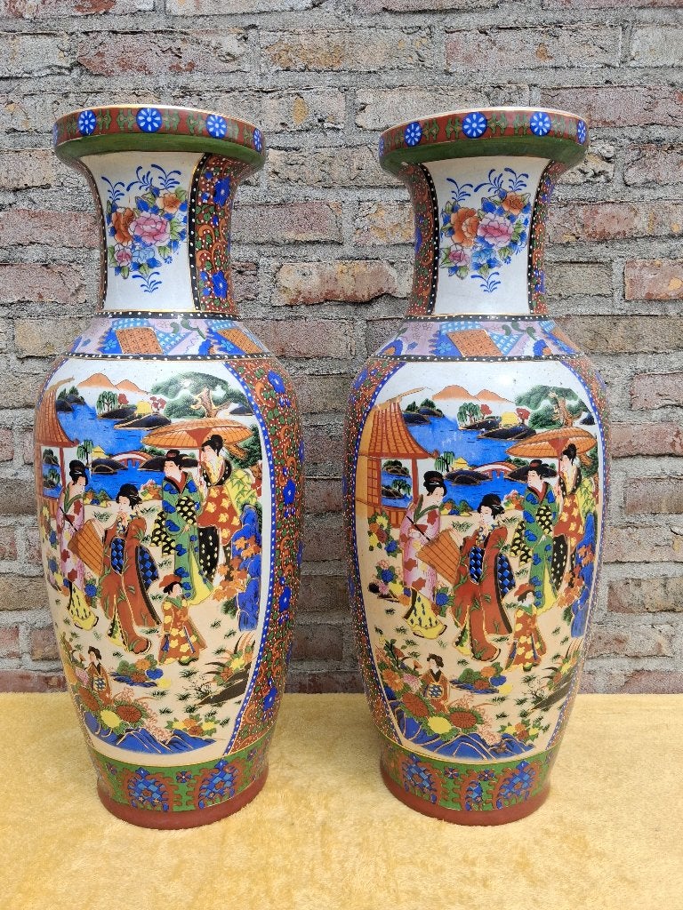 couple de grands vases chinois, Enlèvement