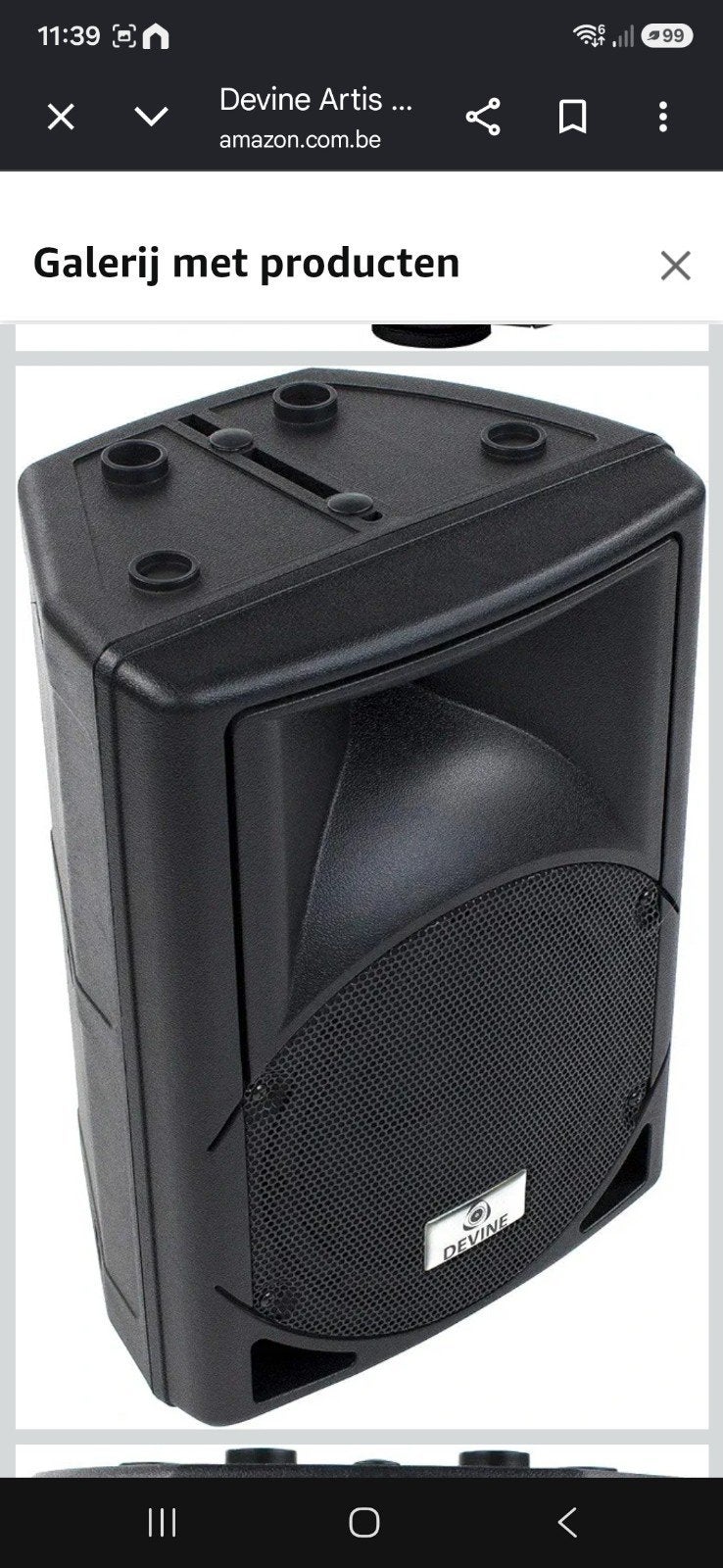Luidsprekers devine artis 8A, Audio, Tv en Foto, Gebruikt, Speakerset, 60 tot 120 watt, Ophalen
