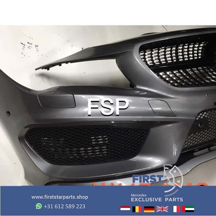 W117 CLA AMG Voorbumper Mercedes CLA Klasse grijs 787 bumper, Utilisé, -, Avant, -