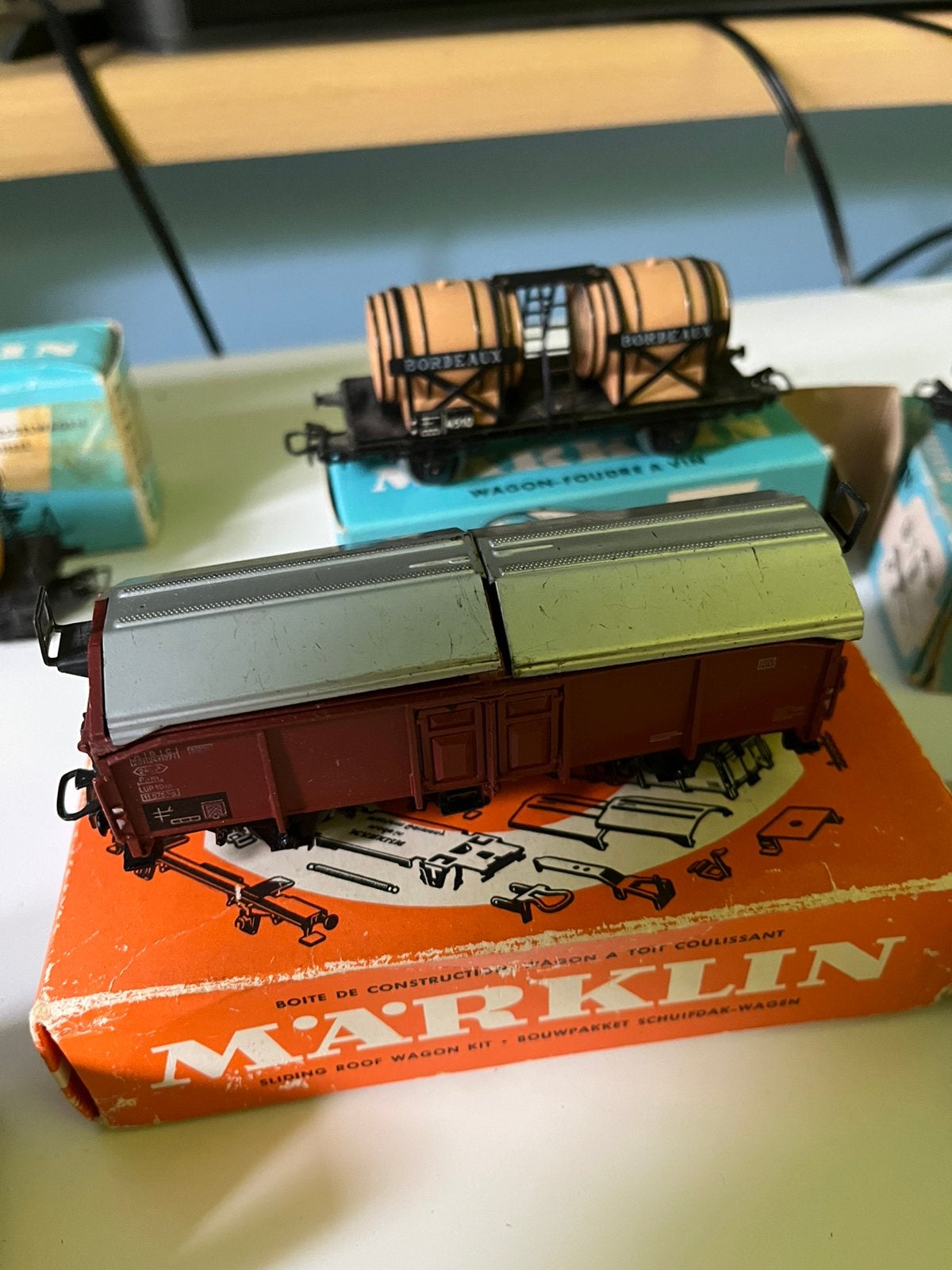 Marklin wagons, Hobby en Vrije tijd, Wisselstroom, Gebruikt, Wagon, Ophalen of Verzenden