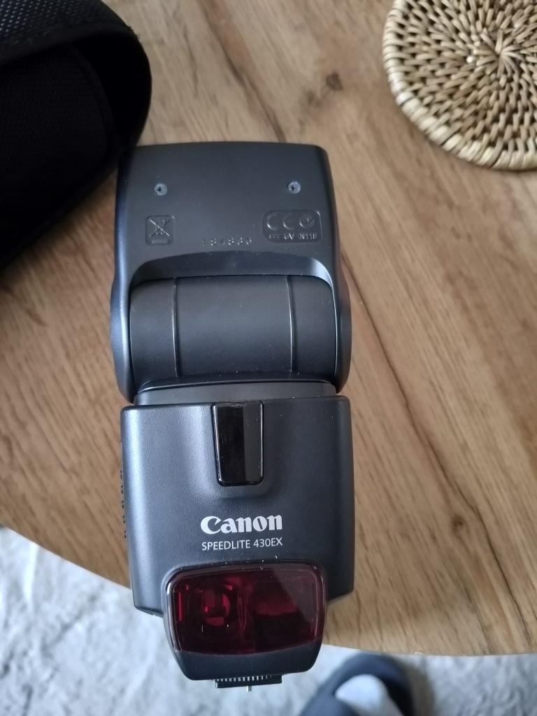 Canon Speedlite 430EX, Audio, Tv en Foto, Foto | Flitsers, Ophalen, Zo goed als nieuw, Canon, Kantelbaar