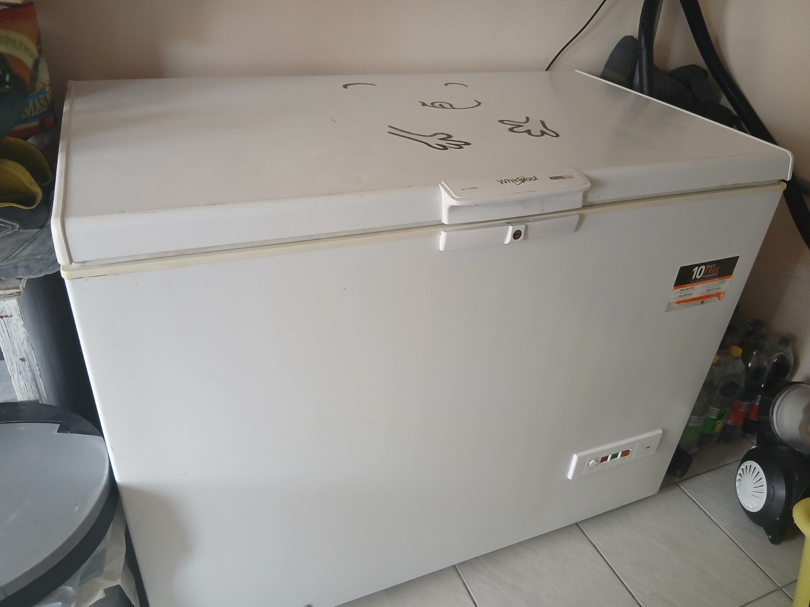 congélateur Whirlpool, Enlèvement