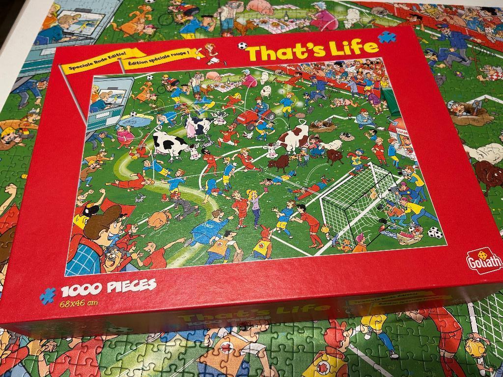Puzzel That’s Life 1000 stukjes, Enlèvement ou Envoi, 500 à 1500 pièces, Comme neuf, Puzzle