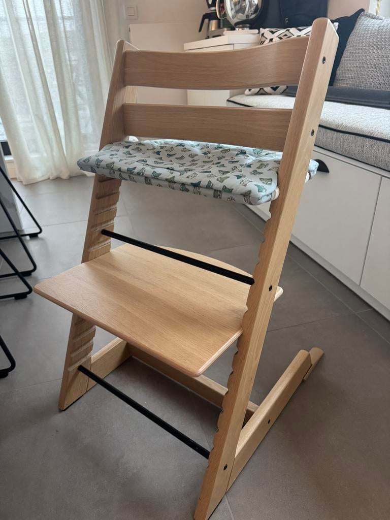 Stokke tripp trapp chaise avec coussin, Enlèvement, Comme neuf