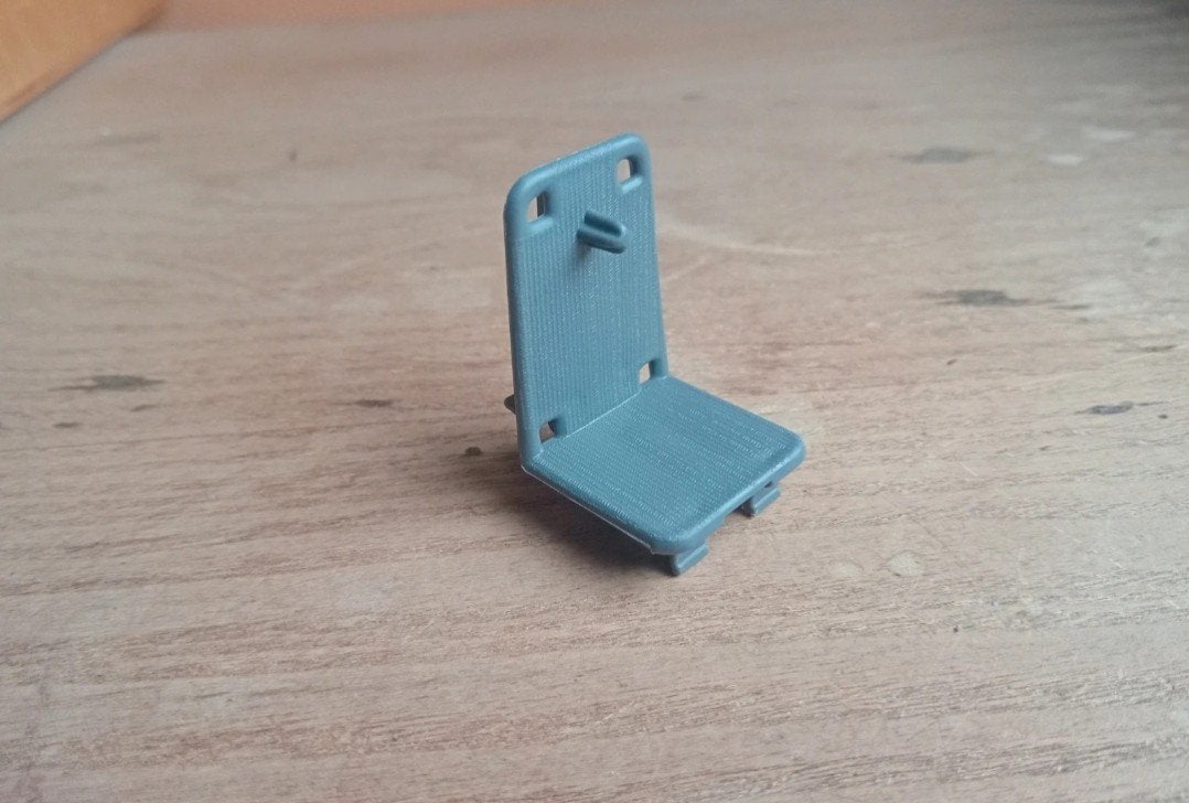 Gi joe gijoe tomahawk helicopter vintage chair seat part, Verzenden