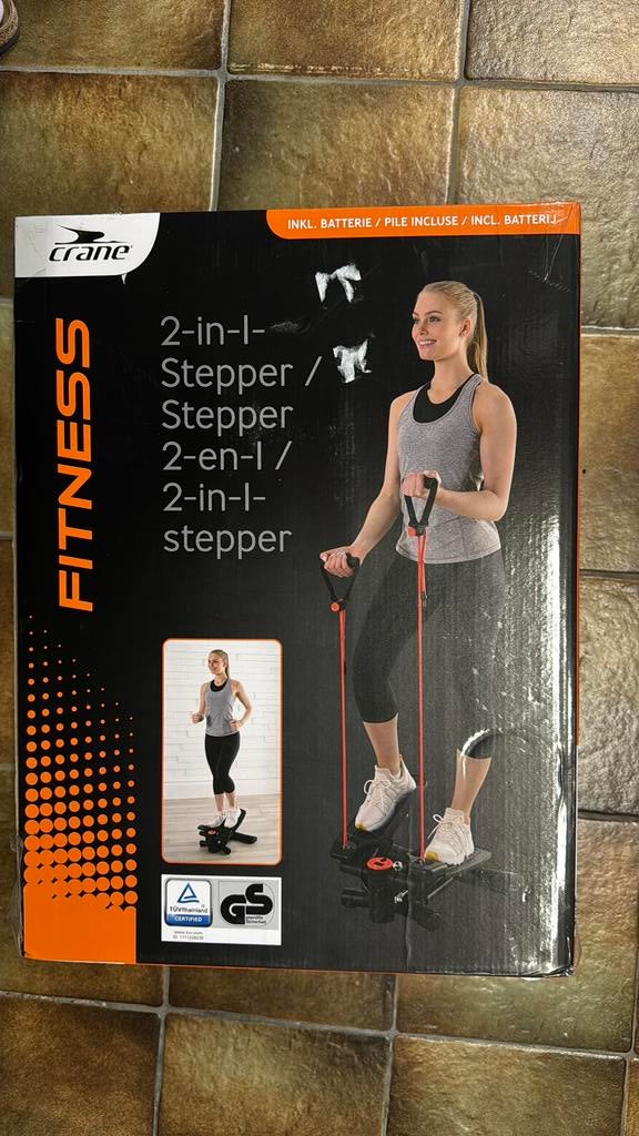 Crane fitness 2-in-1 stepper, Ophalen, Nieuw, Stepapparaat
