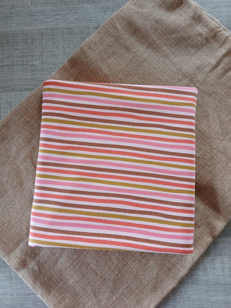COUPON : jersey strepen, lichtroos, Neuf, Enlèvement ou Envoi, Coton, 30 à 200 cm