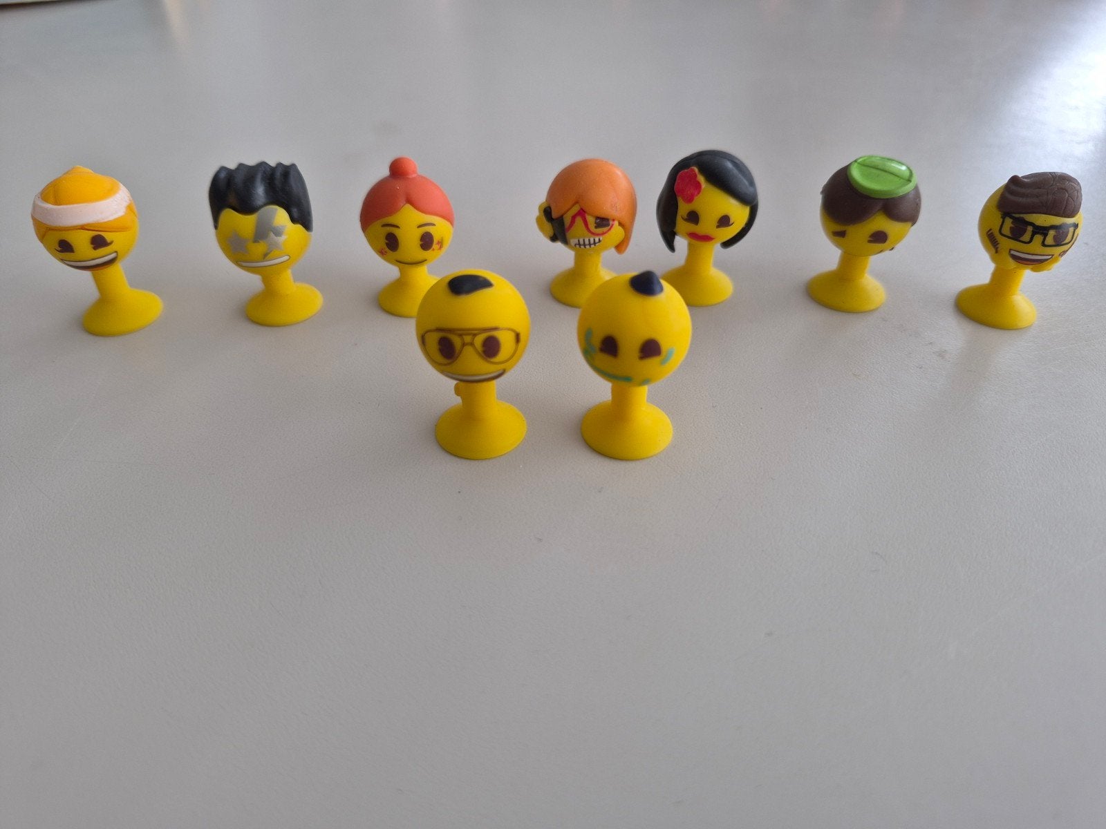 Emoji zuignap poppetjes ( Kapsel ), Verzamelen, Supermarktacties, Aldi, Ophalen of Verzenden