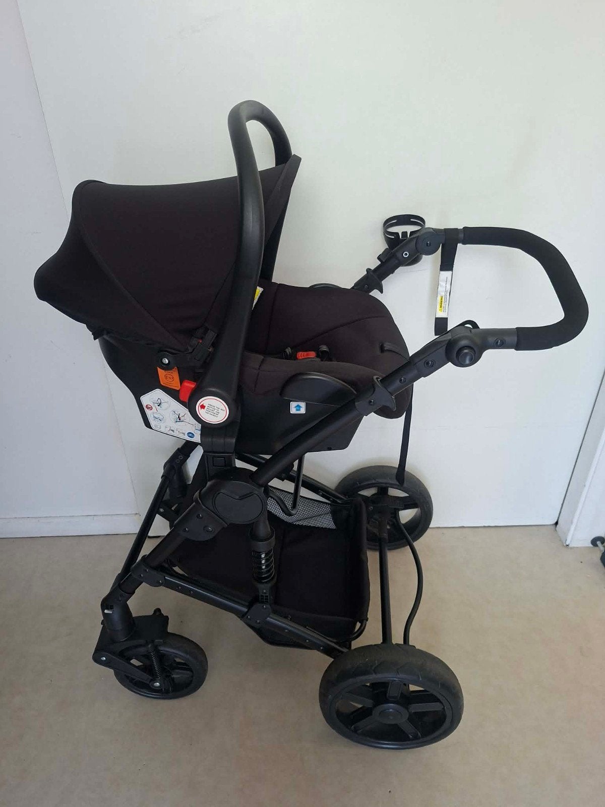 Pousette 3en1, Enfants & Bébés, Poussettes & Combinaisons, Autres marques, Enlèvement ou Envoi, Poussette combi, Tige de poussée réglable