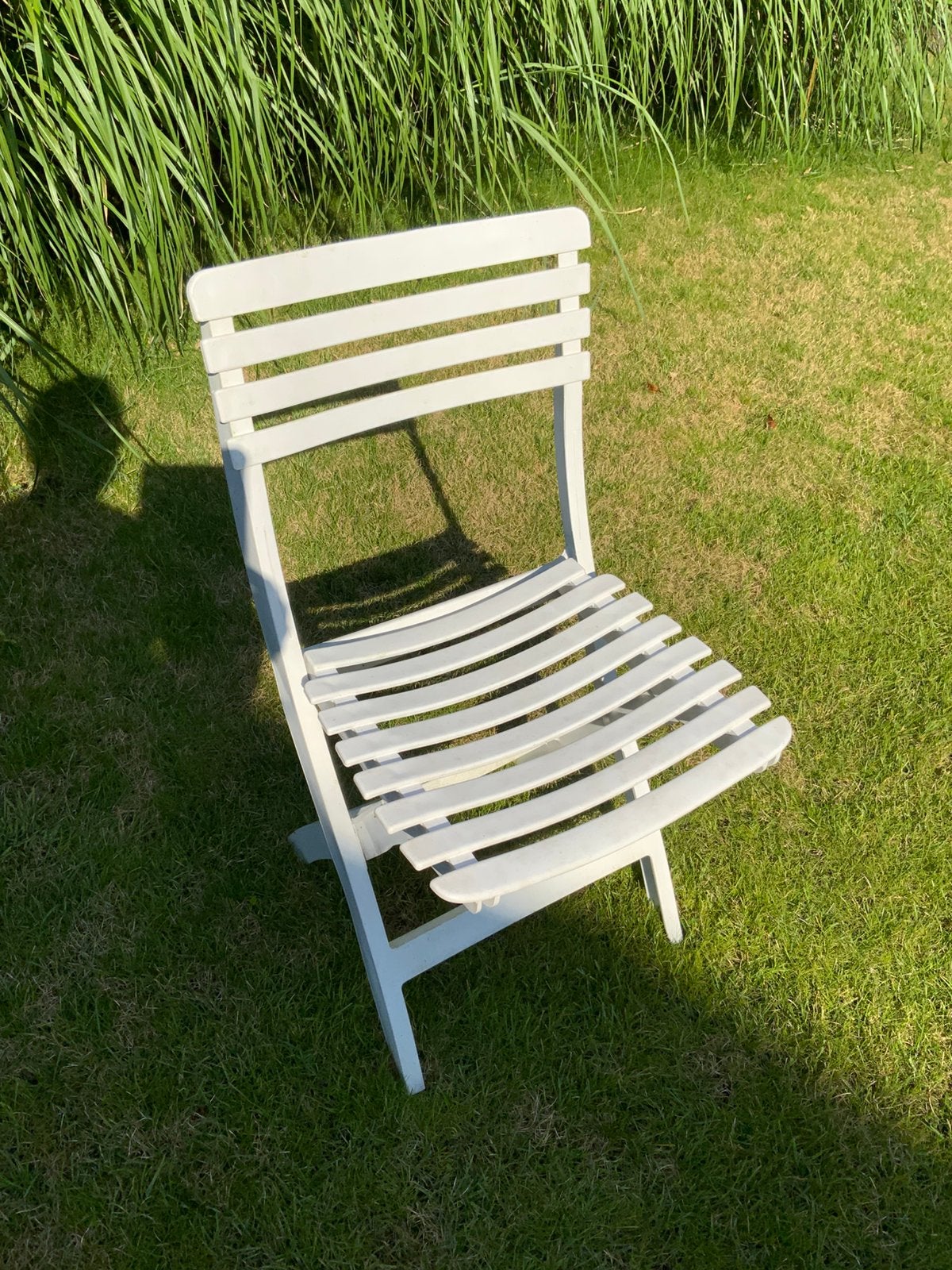 Twee opplooibare bistrostoeltjes, Jardin & Terrasse, Chaises de jardin, Enlèvement, Comme neuf, Synthétique