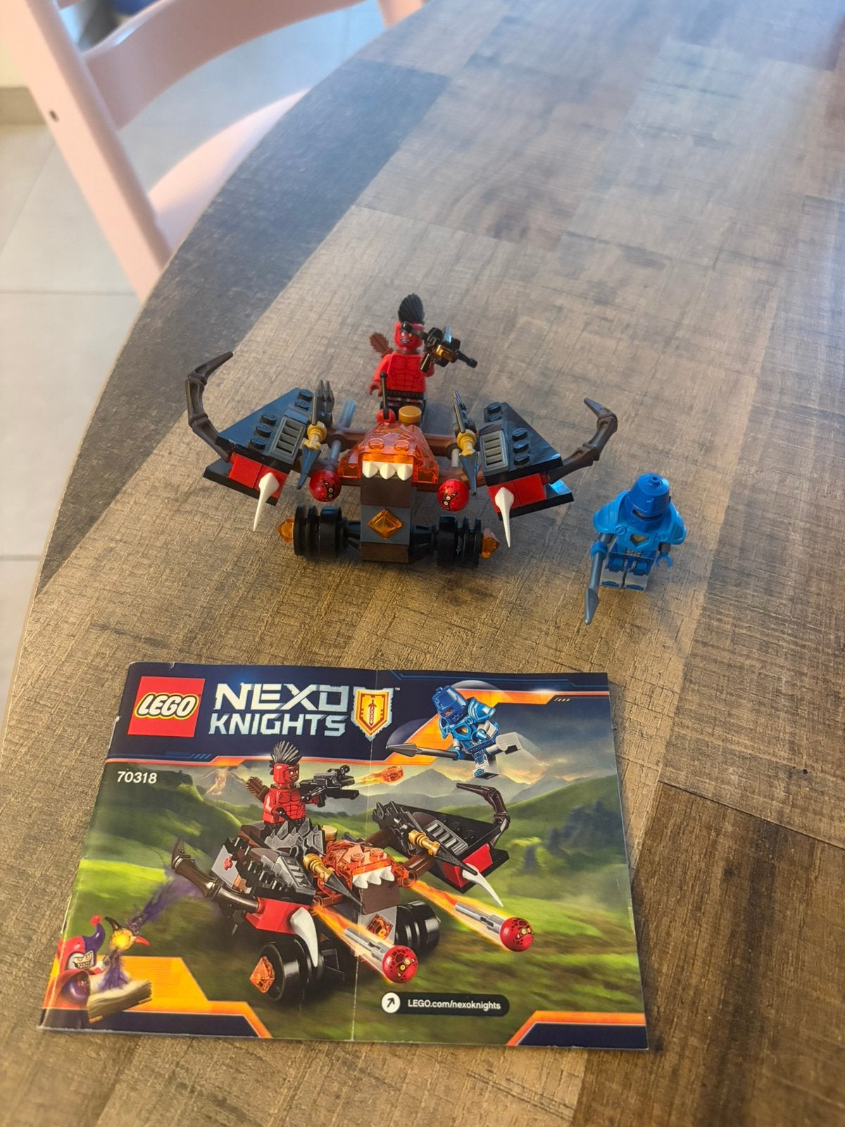 Lego Nexo Knights 70318, Ophalen of Verzenden, Zo goed als nieuw, Compleet, Lego