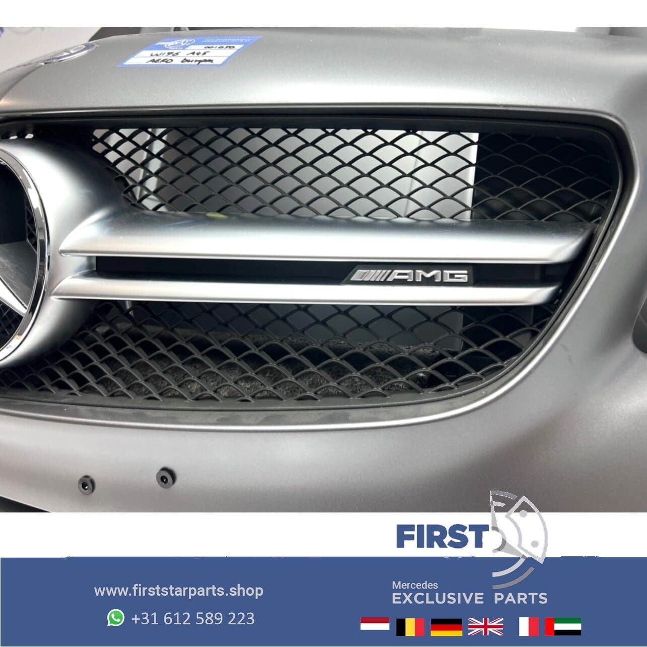 W176 A45 AMG AERO PERFORMANCE PAKKET FACELIFT VOORKOP MAT GR, Utilisé, -, Avant, -