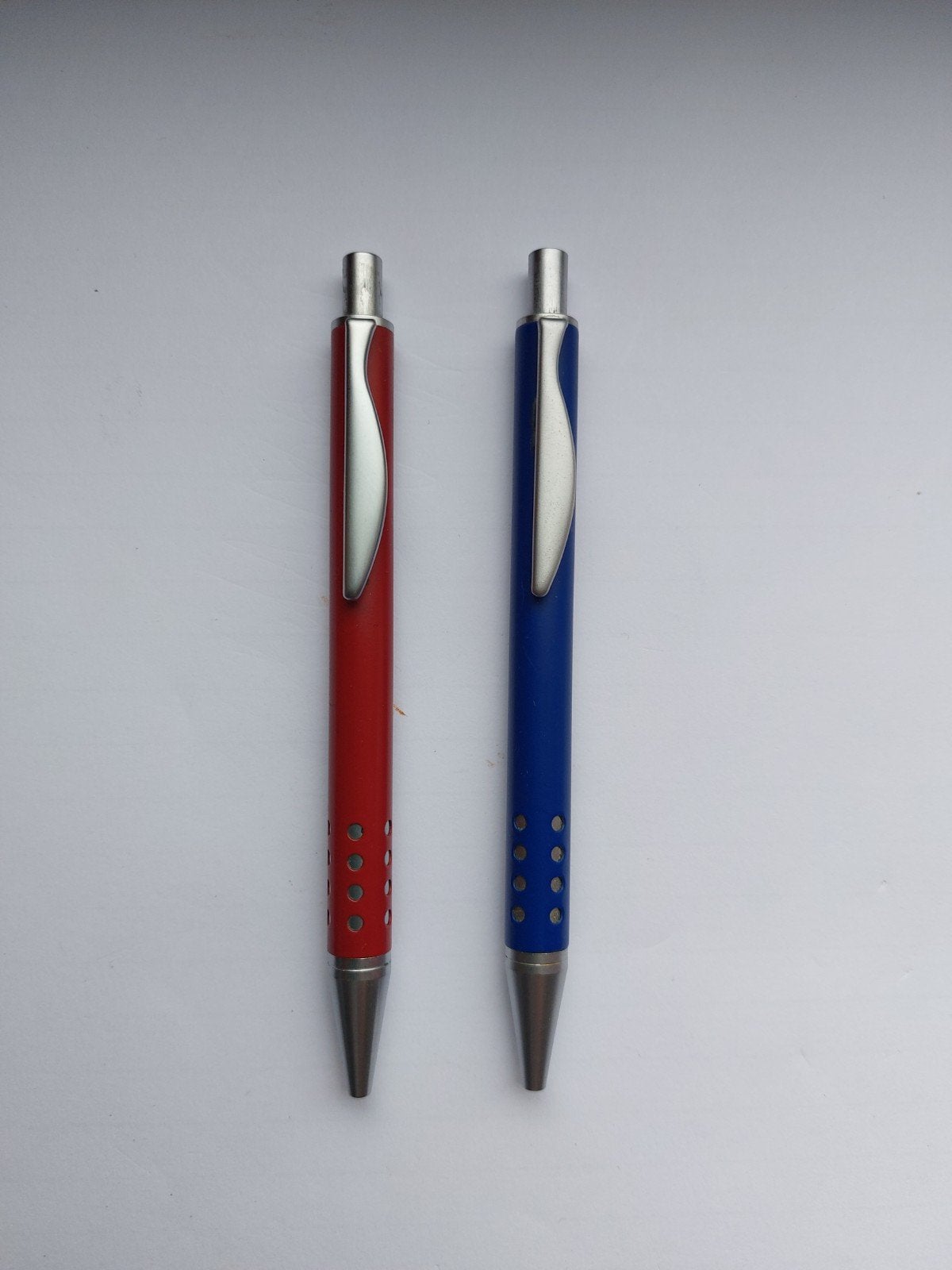 2 stalen balpennen, Ophalen of Verzenden