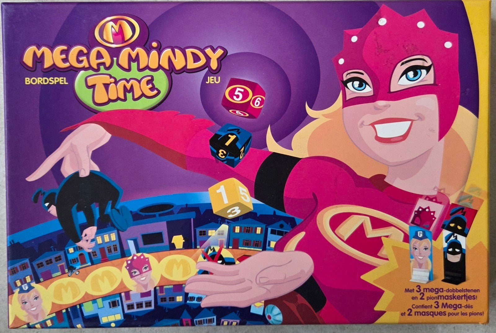 Spel mega mindy time, Hobby en Vrije tijd, Ophalen, Zo goed als nieuw