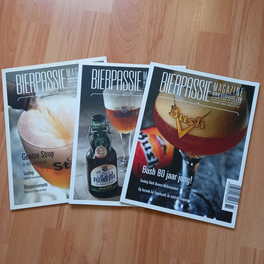 Bierpassie magazine. nrs 60 (2013),61en 62 (2014), Verzamelen, Ophalen of Verzenden, Nieuw